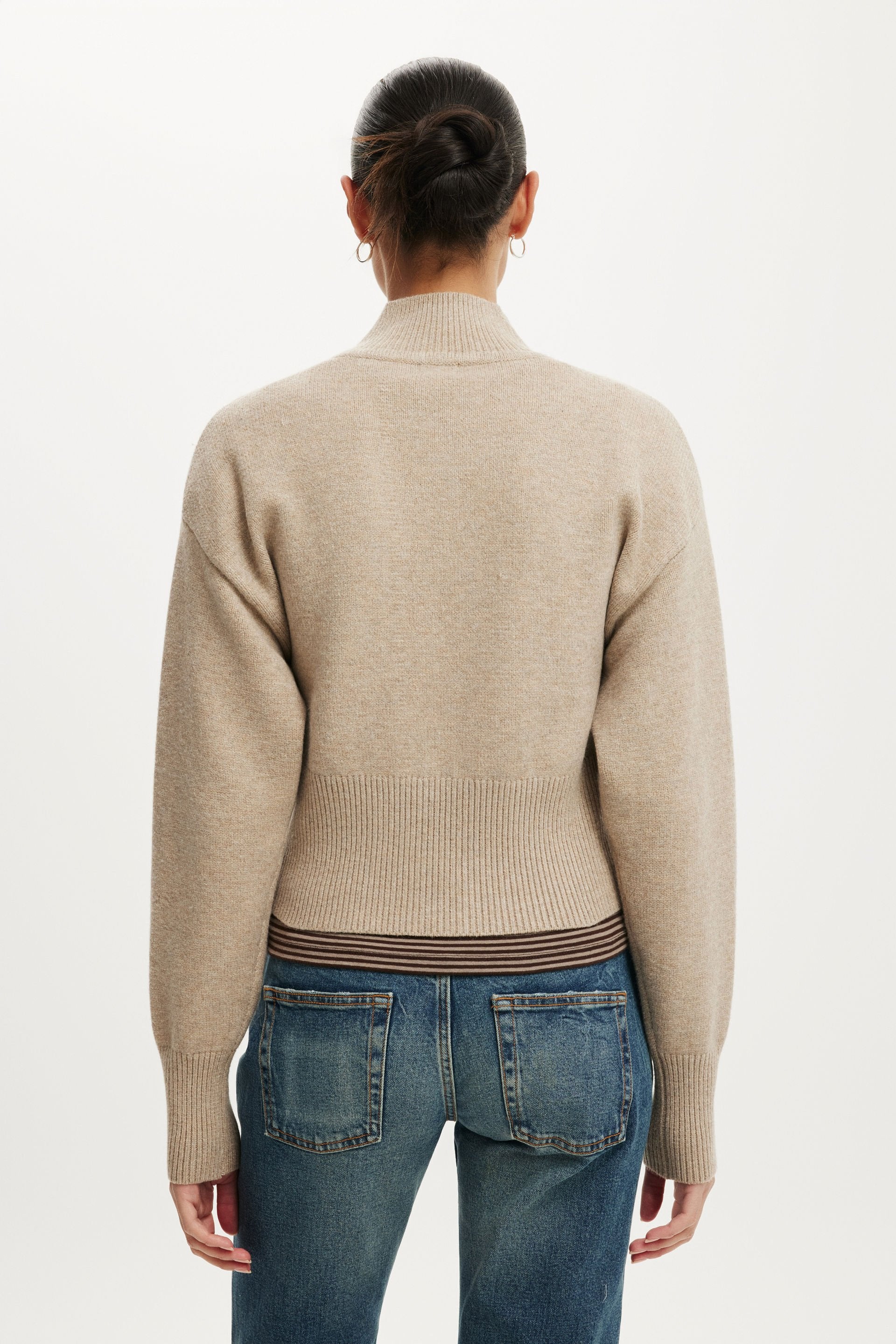 Vara Cinched Zip Knit