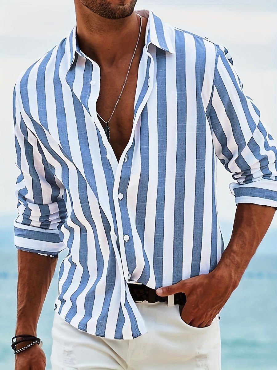 Beckett | Casual Stripe Summer Shirt - MUSSRA