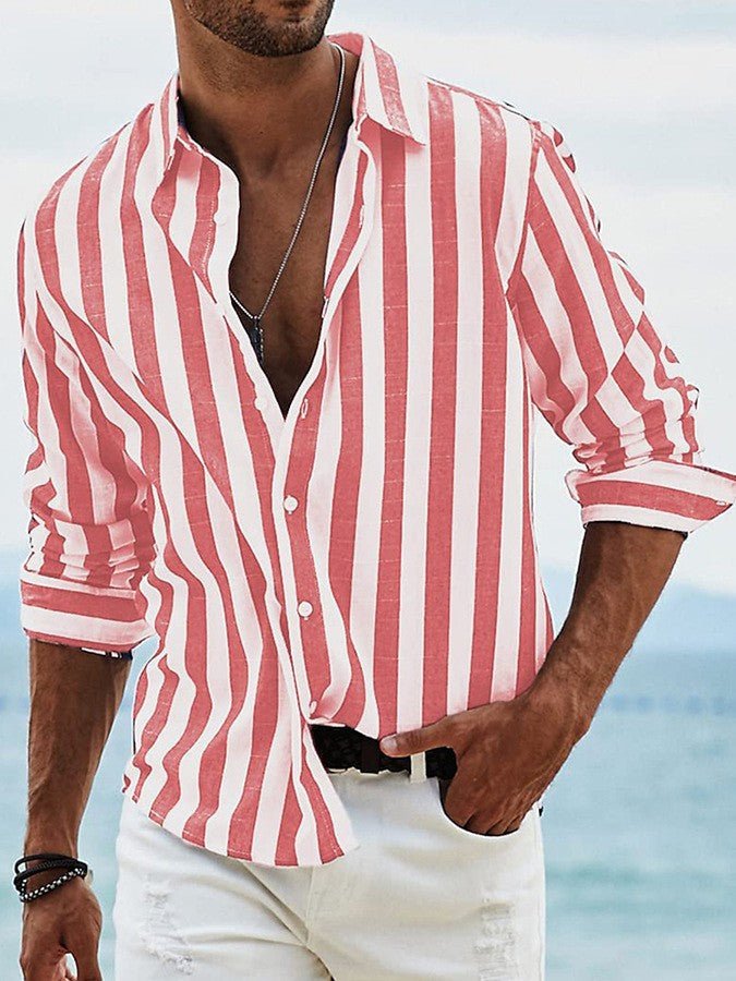 Beckett | Casual Stripe Summer Shirt - MUSSRA