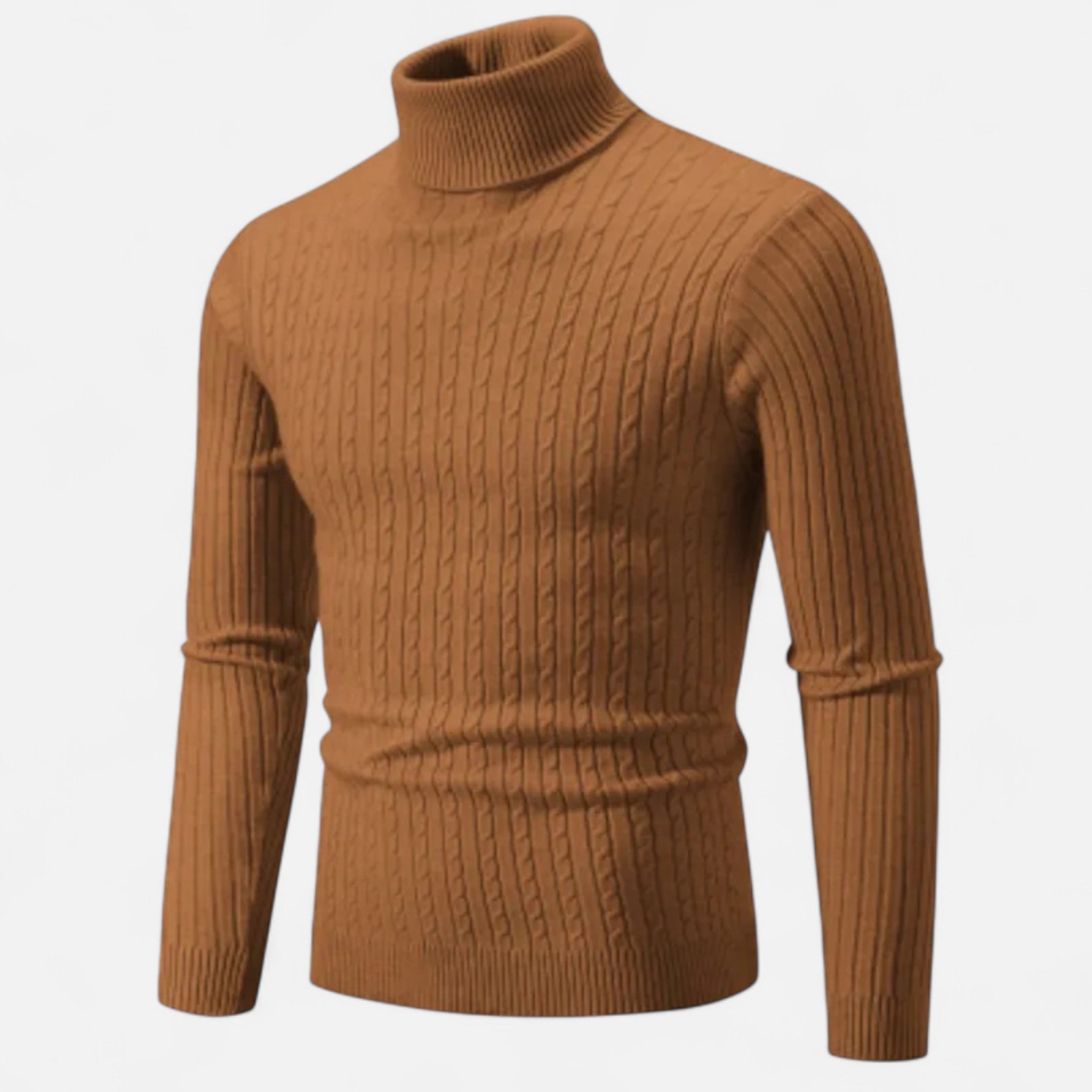 Vara Men’s Wool High-Neck Sweater