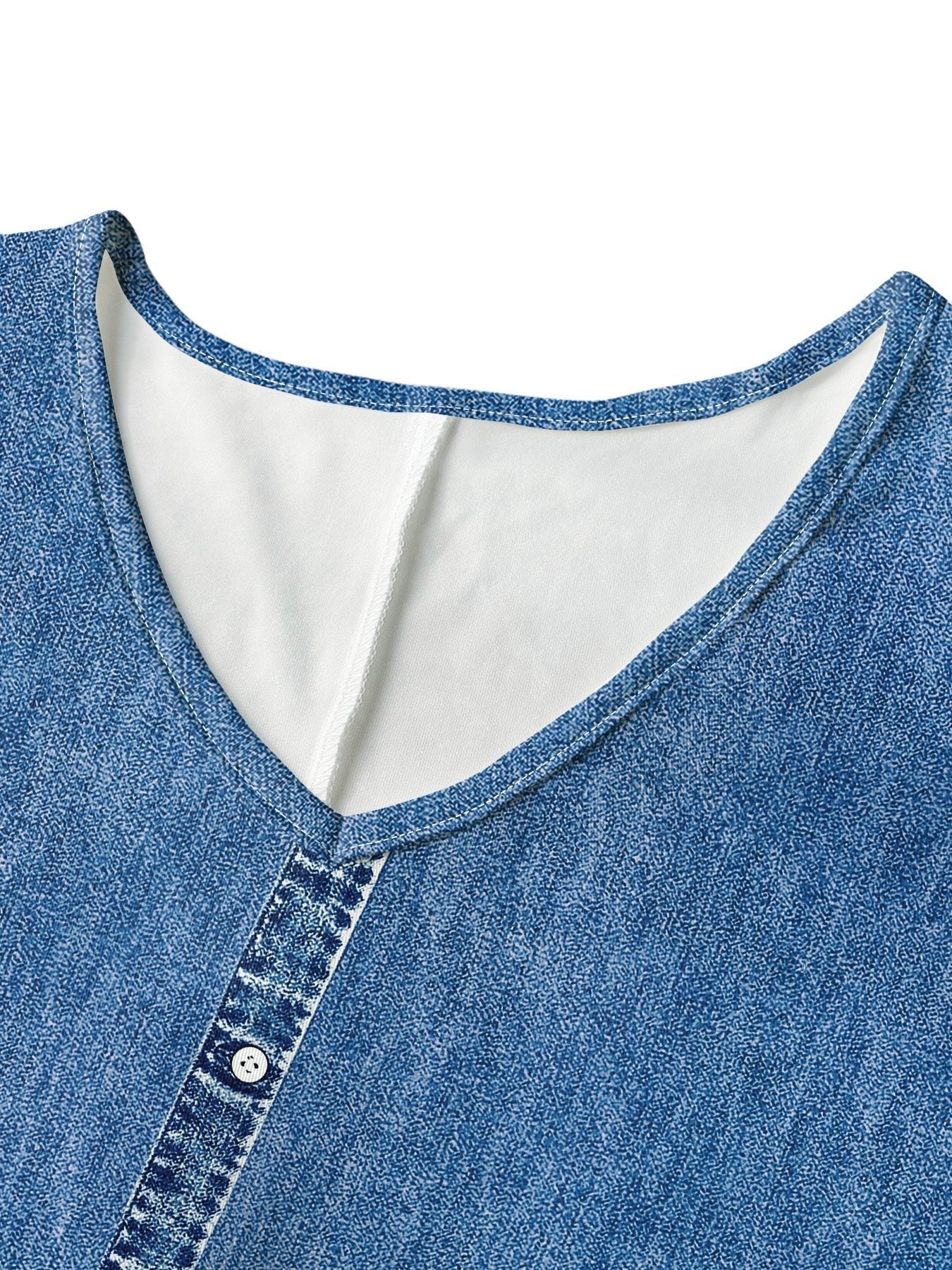 Helen | Denim Stylish Retro Dress - MUSSRA