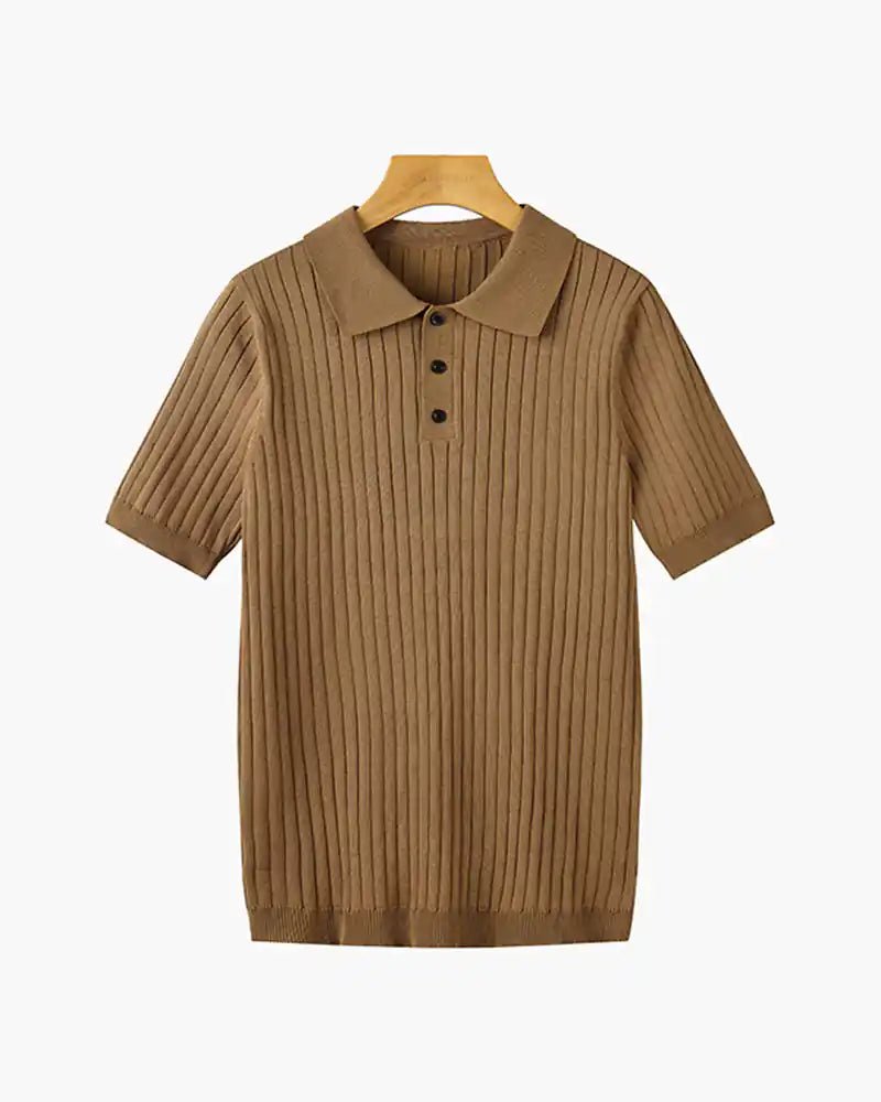 Knitted Polo Shirt - MUSSRA