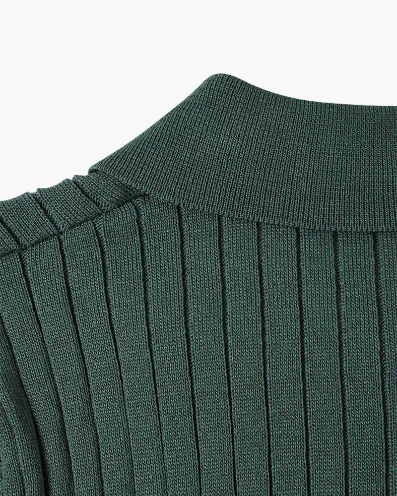 Knitted Polo Shirt - MUSSRA