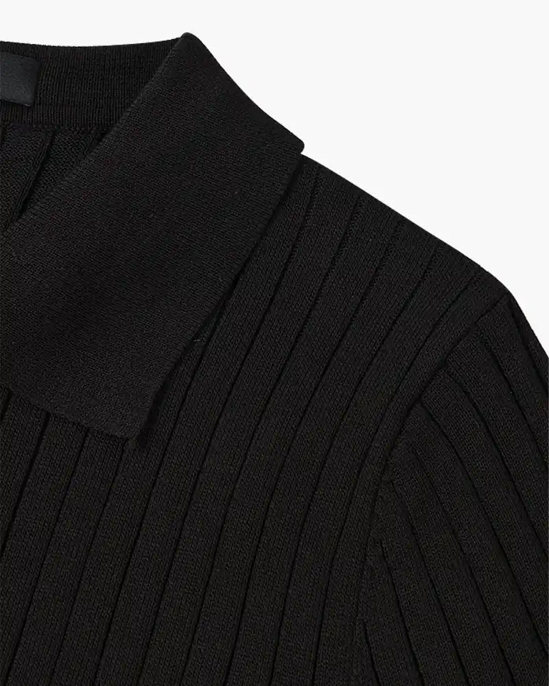 Knitted Polo Shirt - MUSSRA