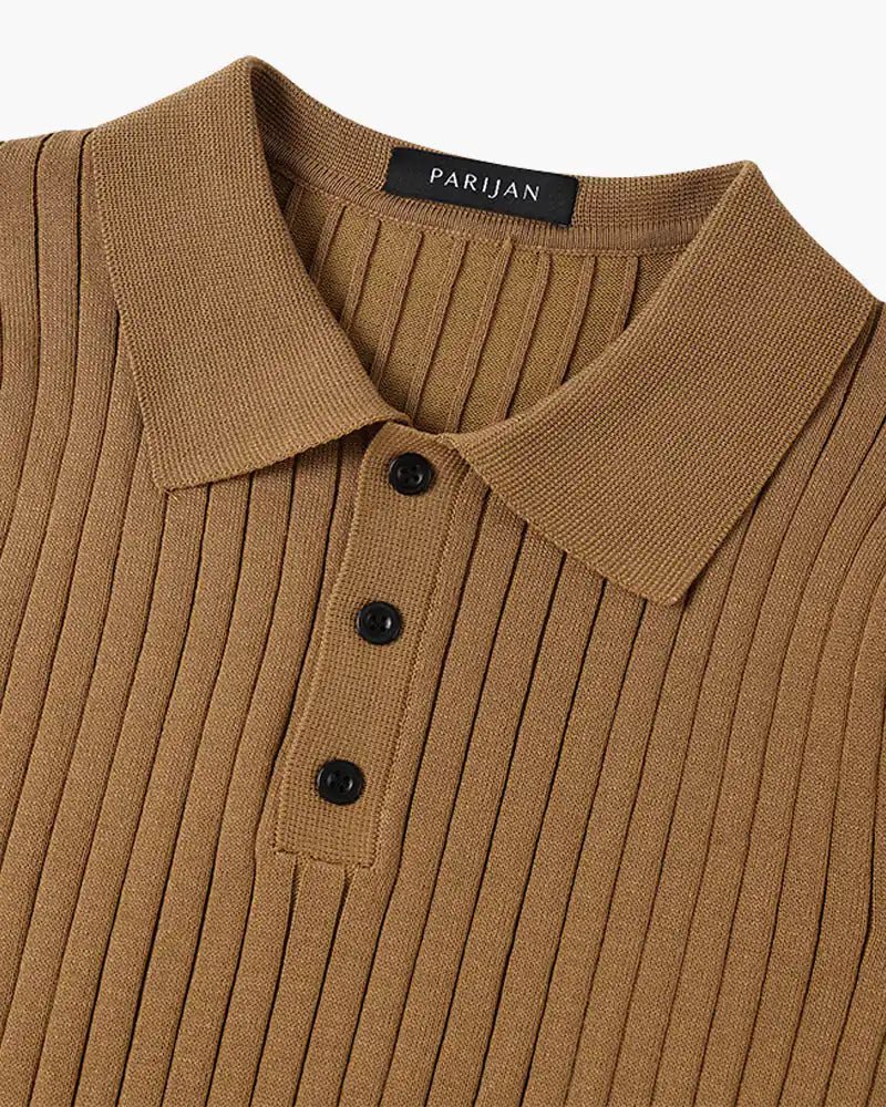 Knitted Polo Shirt - MUSSRA