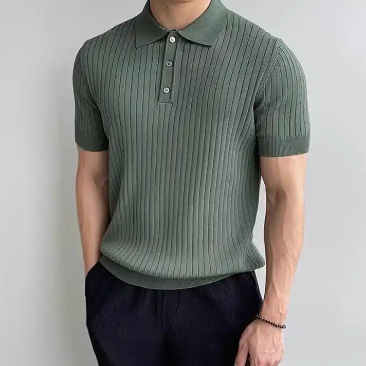 Knitted Polo Shirt - MUSSRA