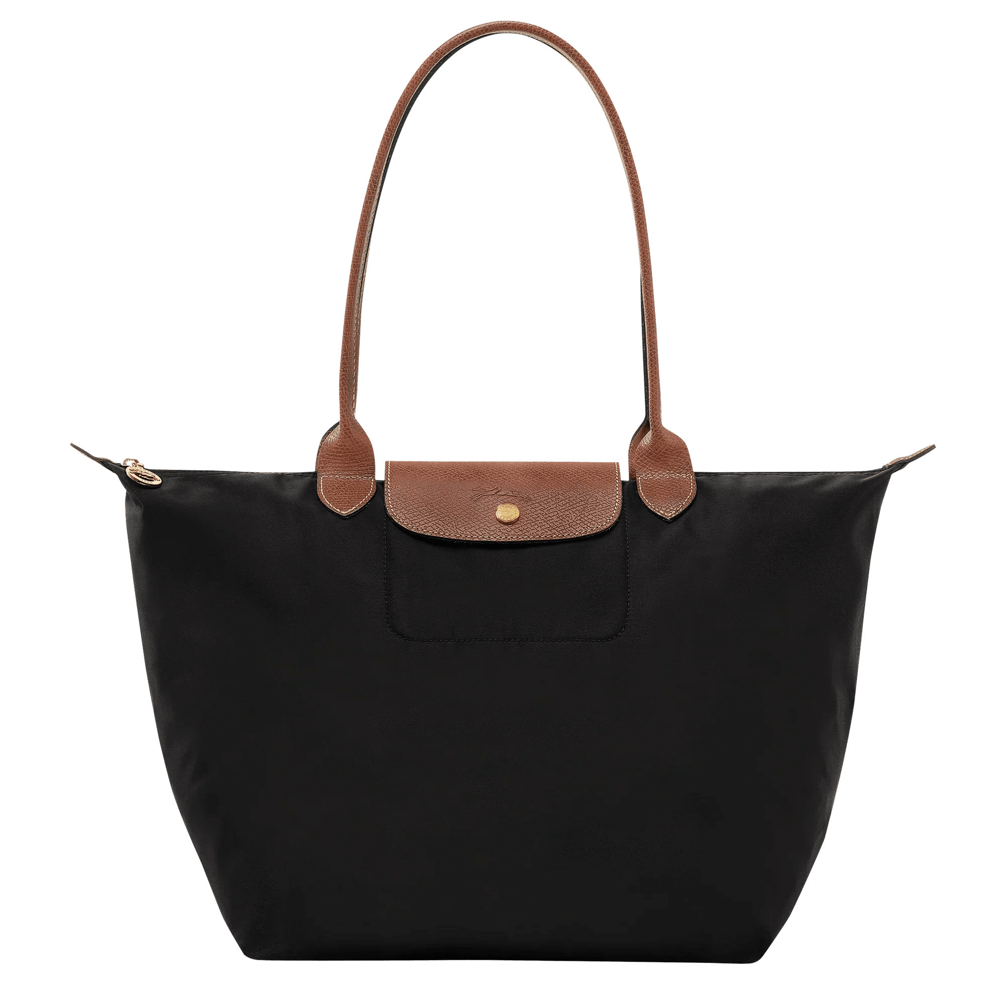 Longchamp - Large Le Pliage Tote, Black - MUSSRA