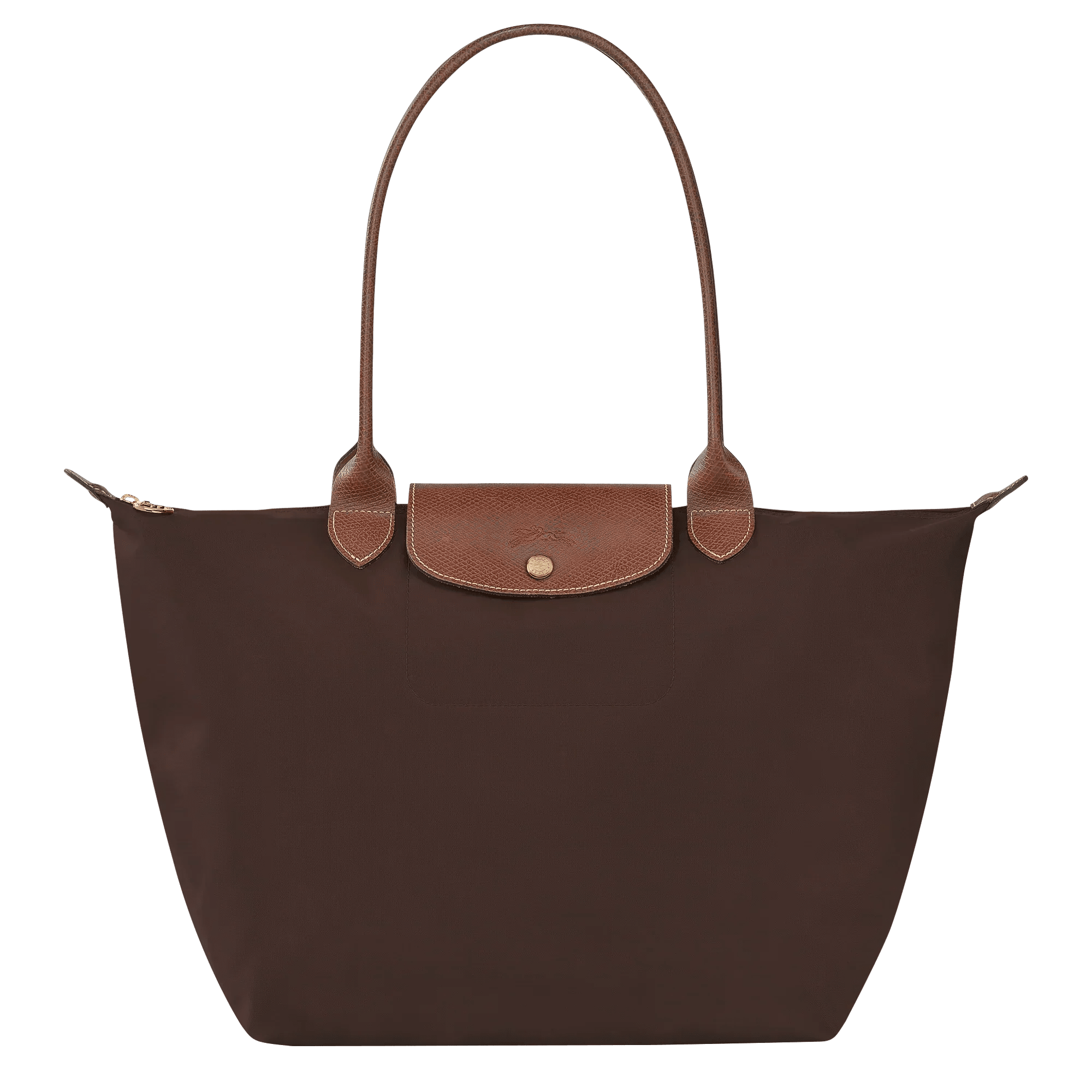 Longchamp - Large Le Pliage Tote, Ebony - MUSSRA