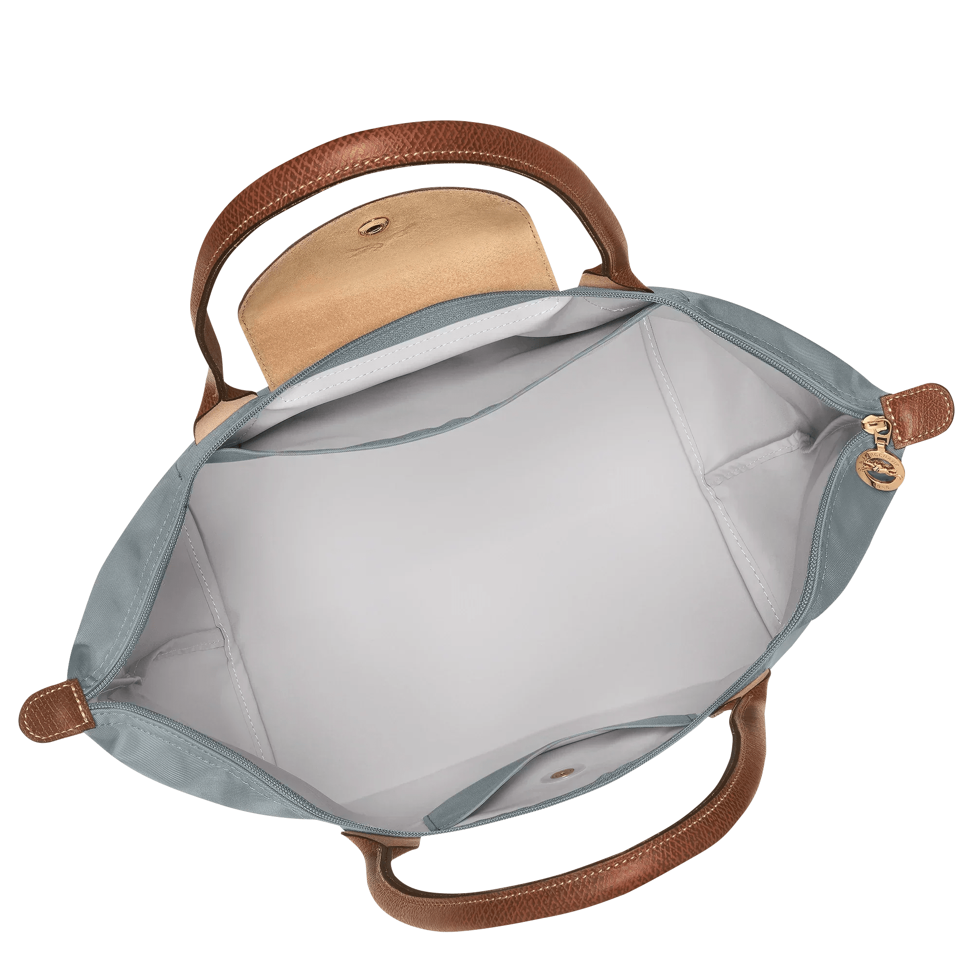 Longchamp - Large Le Pliage Tote, Steel - MUSSRA