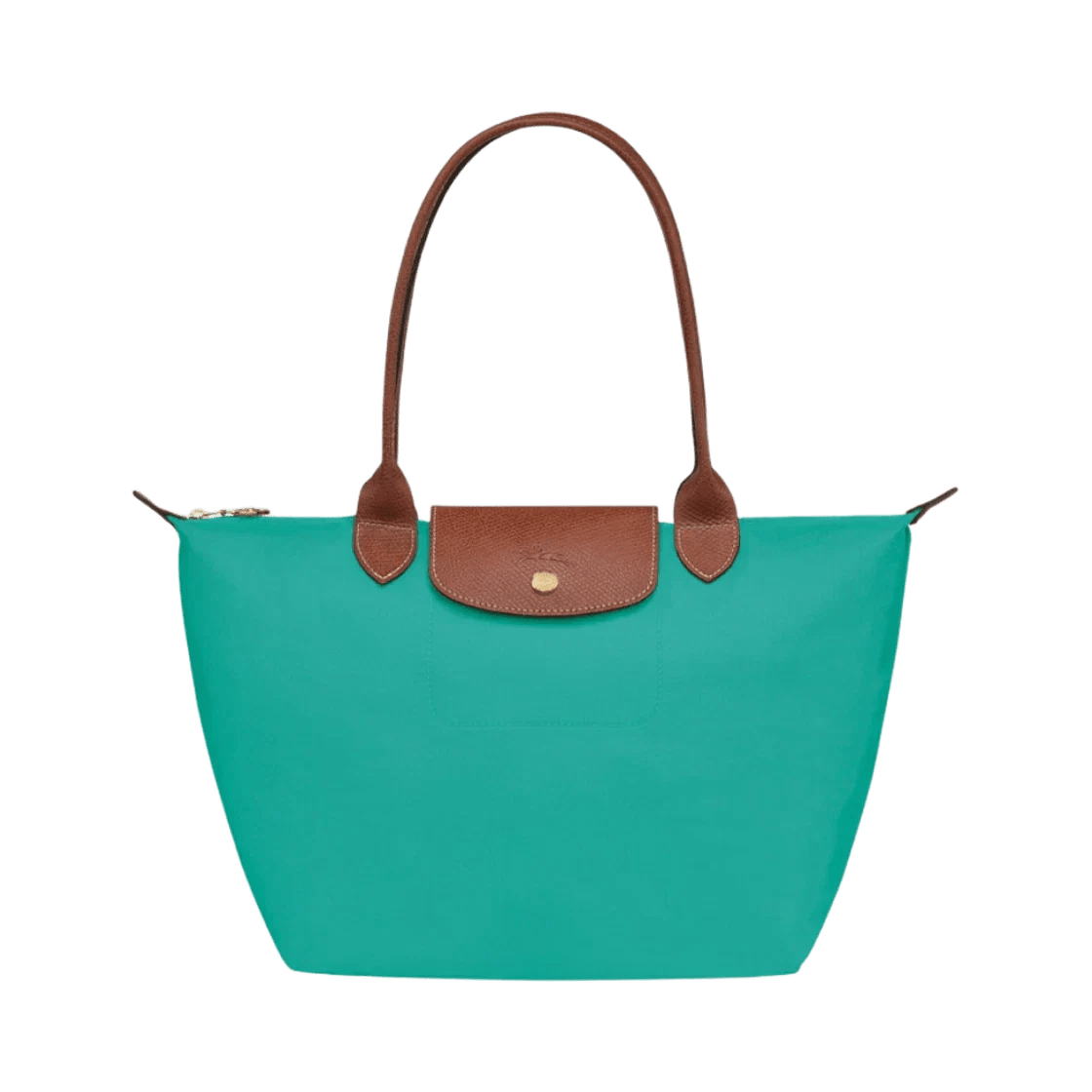 Longchamp - Large Le Pliage Tote, Turquoise - MUSSRA