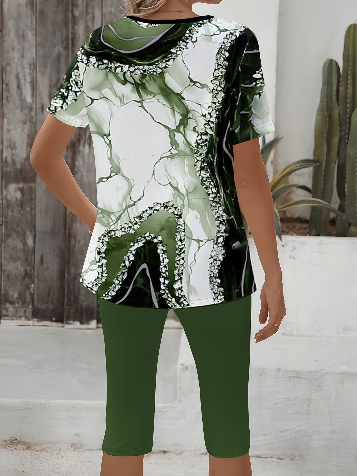 Luna™ | Printed Two - Piece Stretch Set - MUSSRA