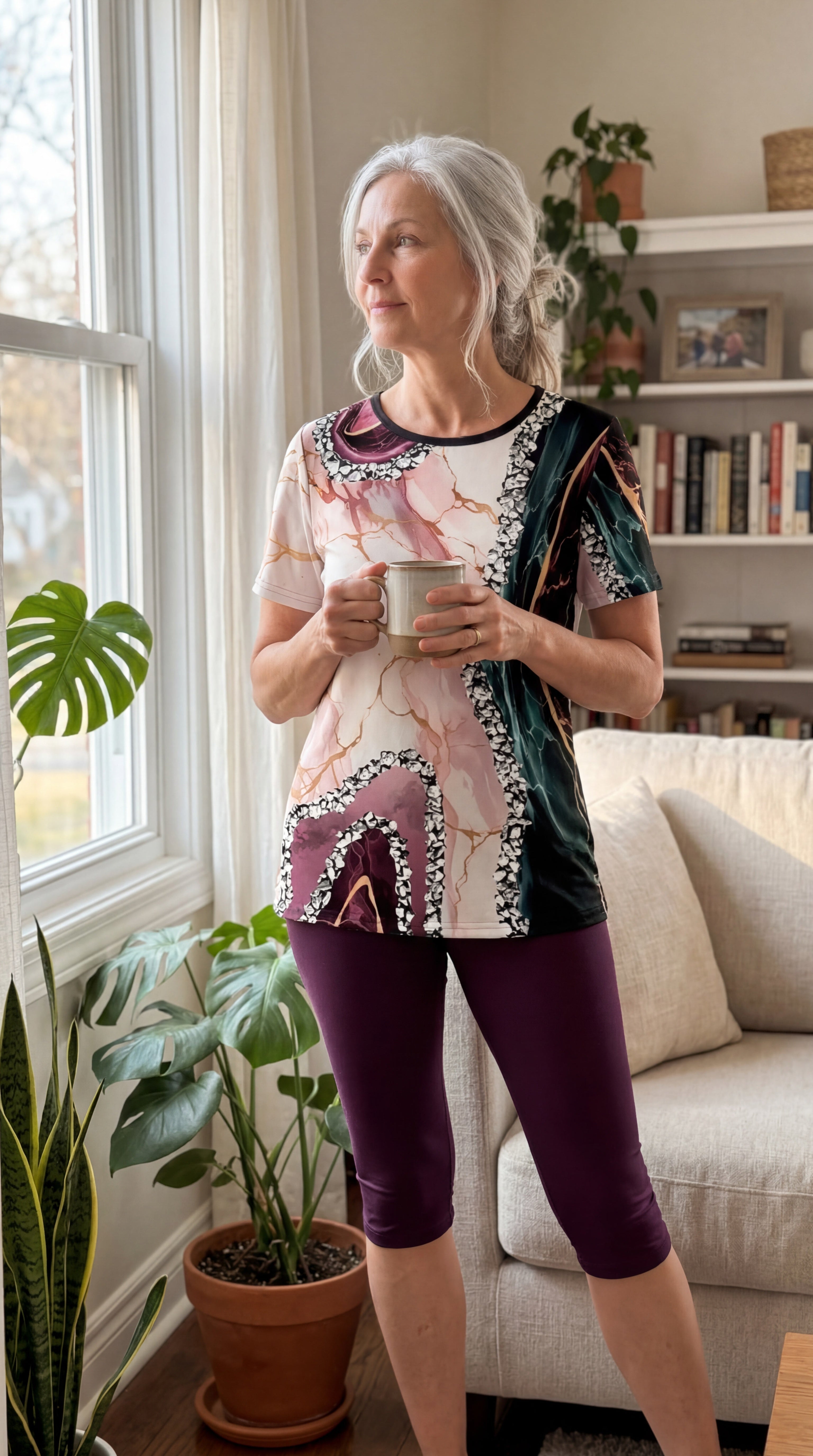 Luna™ | Printed Two - Piece Stretch Set - MUSSRA