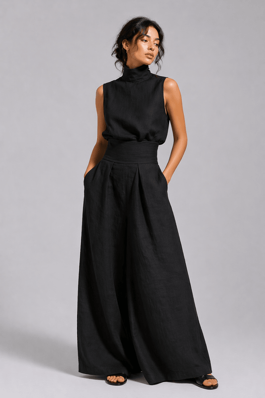 Lunaria™ | Elegant Wide-Leg Set - MUSSRA