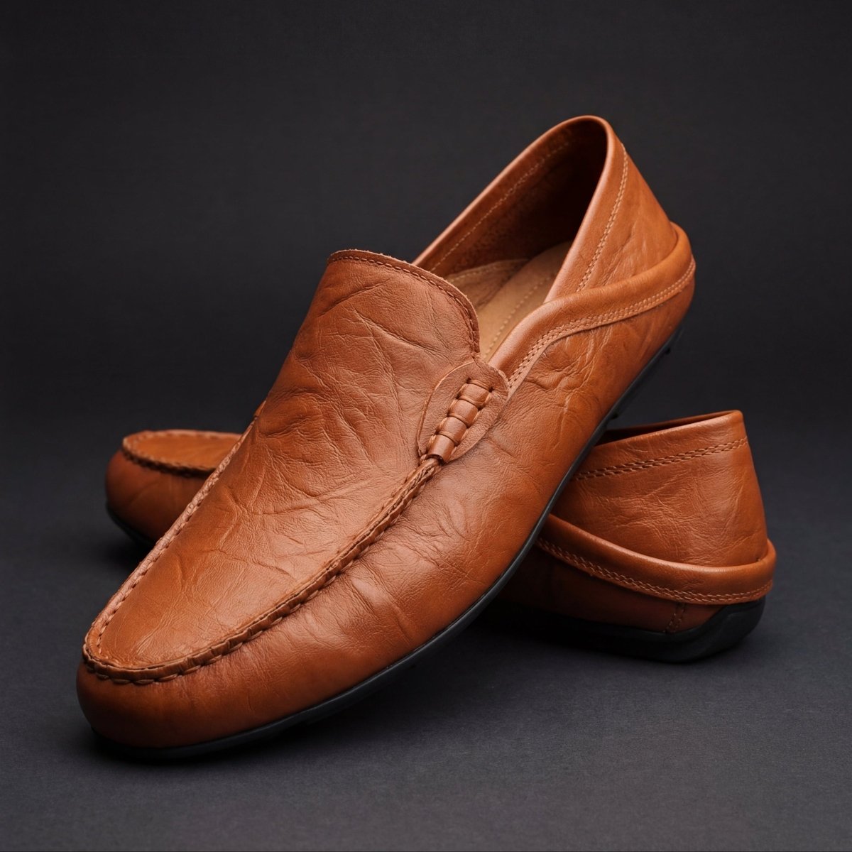 Matteo | Leather Loafers - MUSSRA