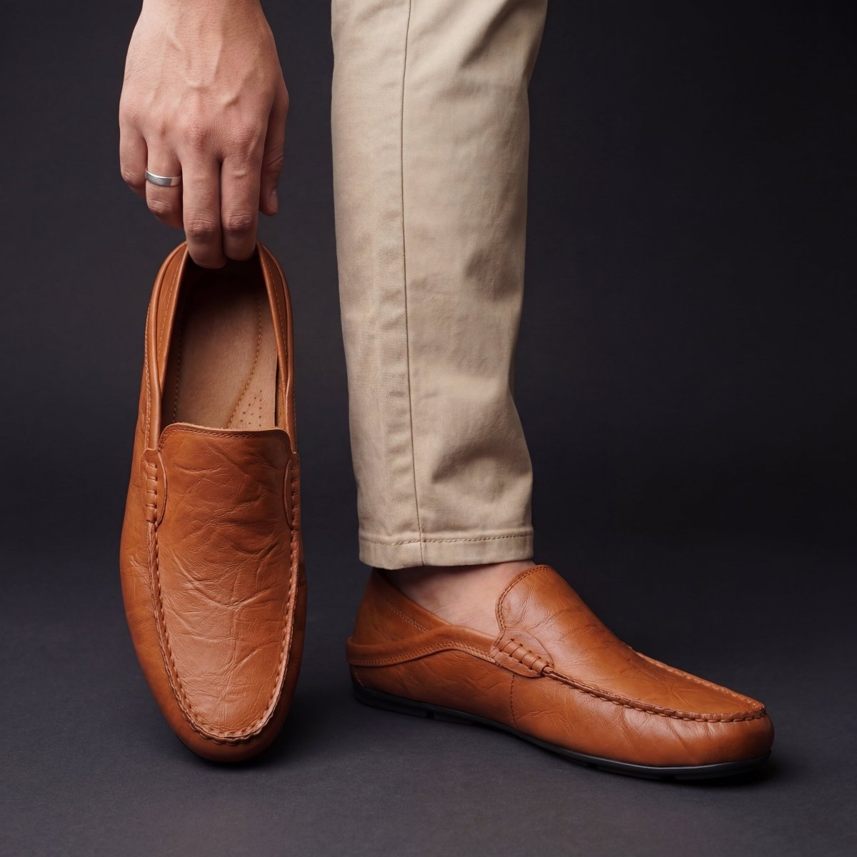 Matteo | Leather Loafers - MUSSRA