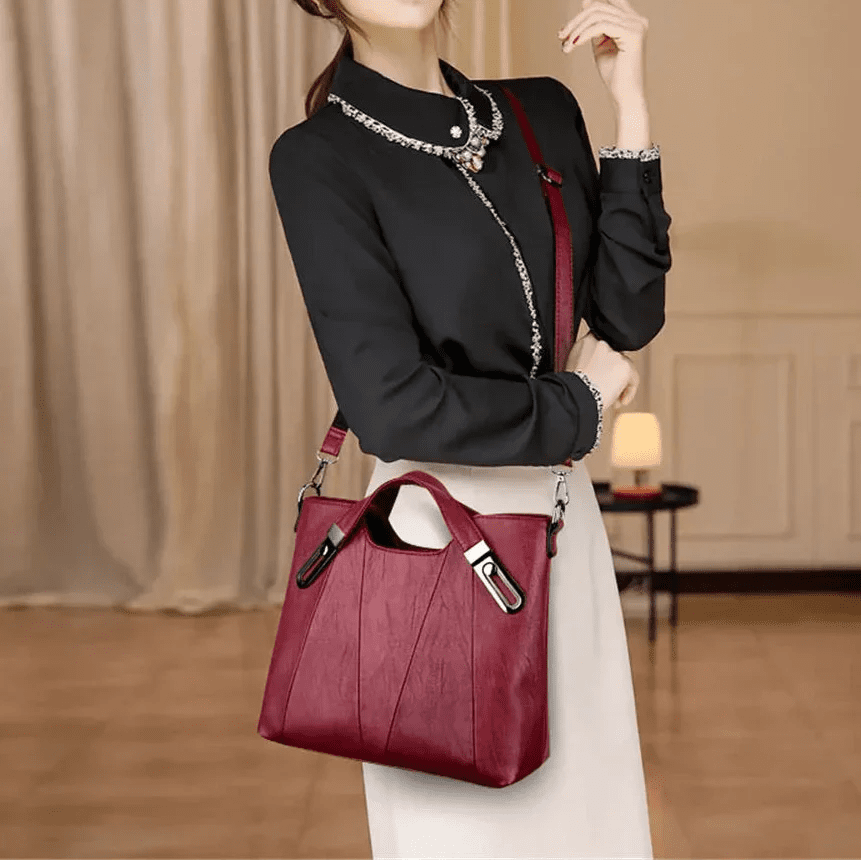 Sienna Leather Handbag - MUSSRA