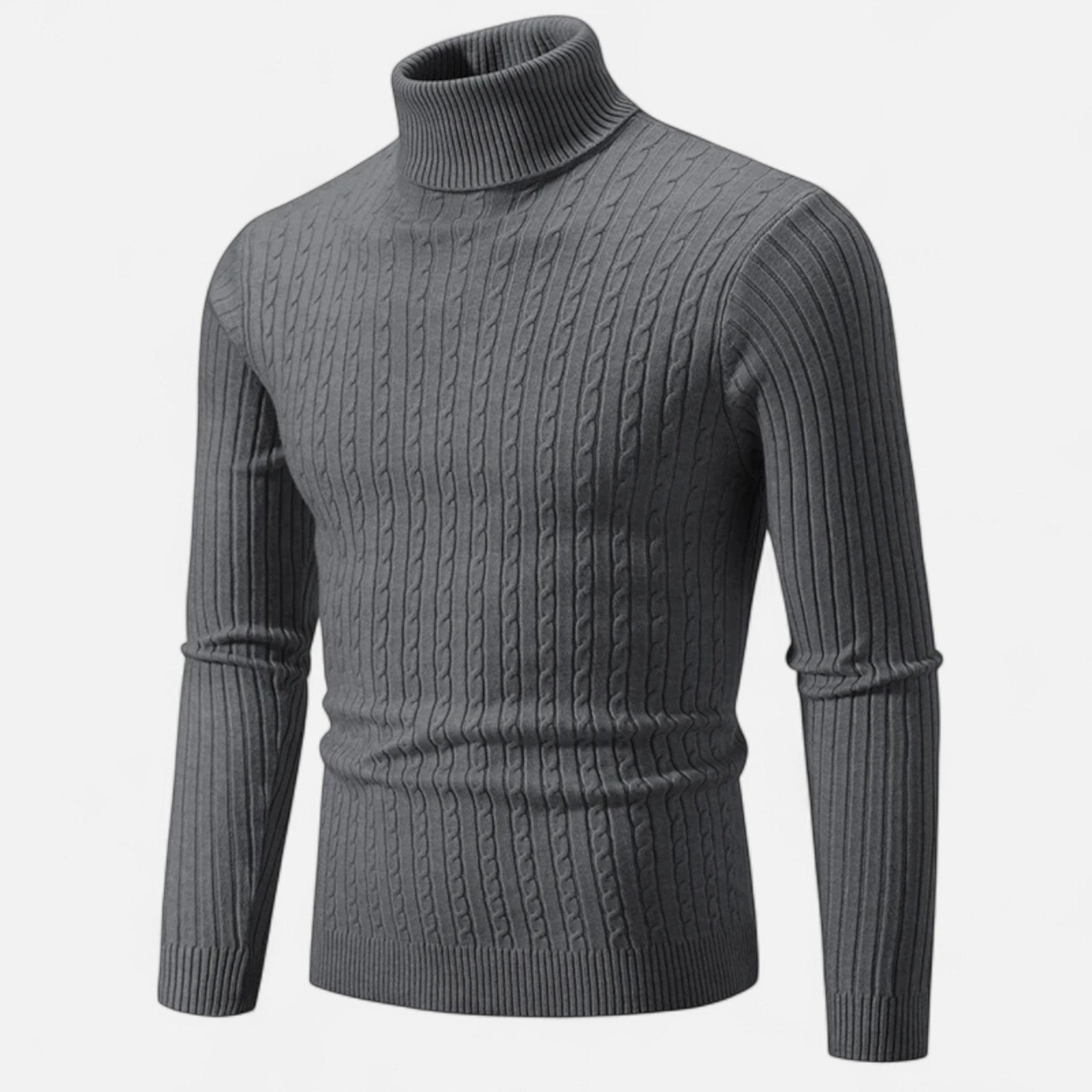 Vara Men’s Wool High - Neck Sweater - MUSSRA