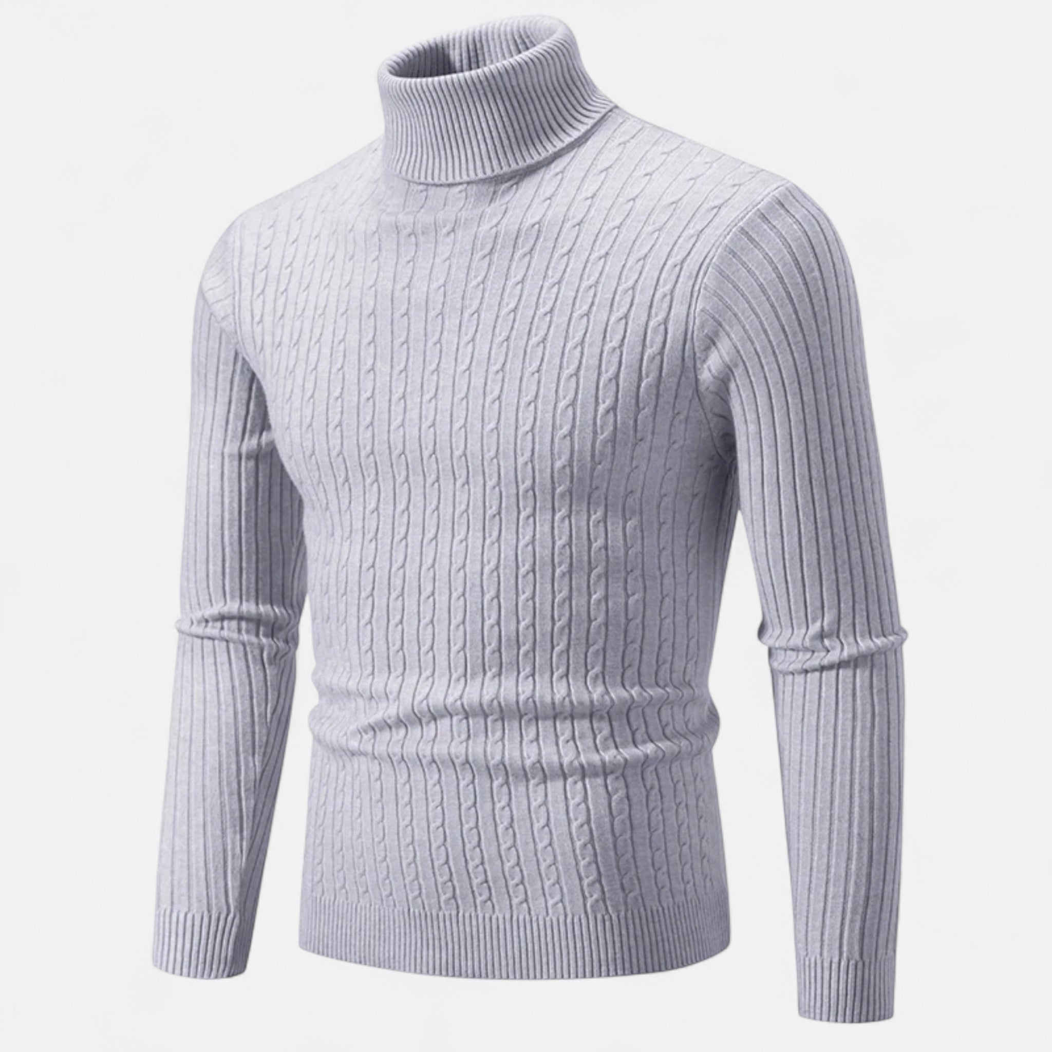 Vara Men’s Wool High - Neck Sweater - MUSSRA