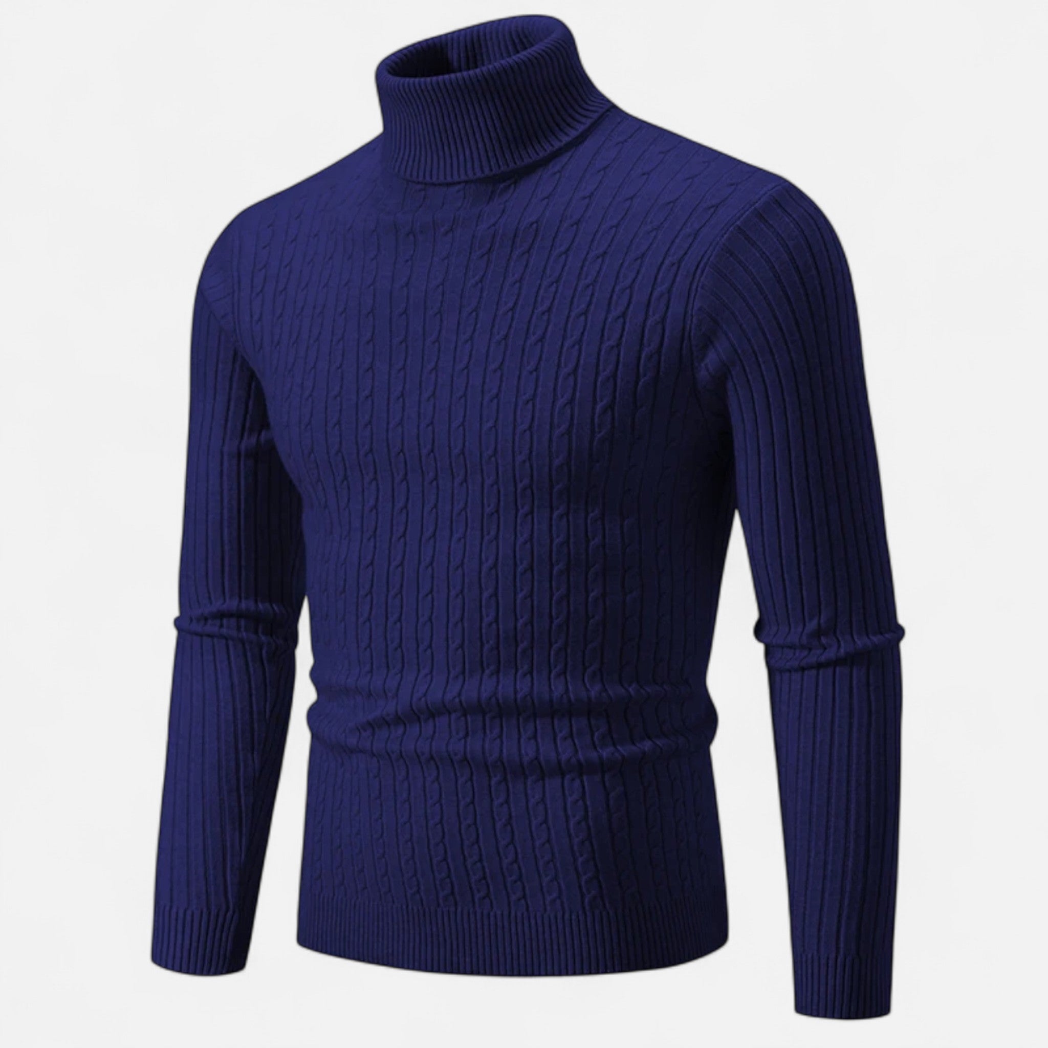 Vara Men’s Wool High - Neck Sweater - MUSSRA