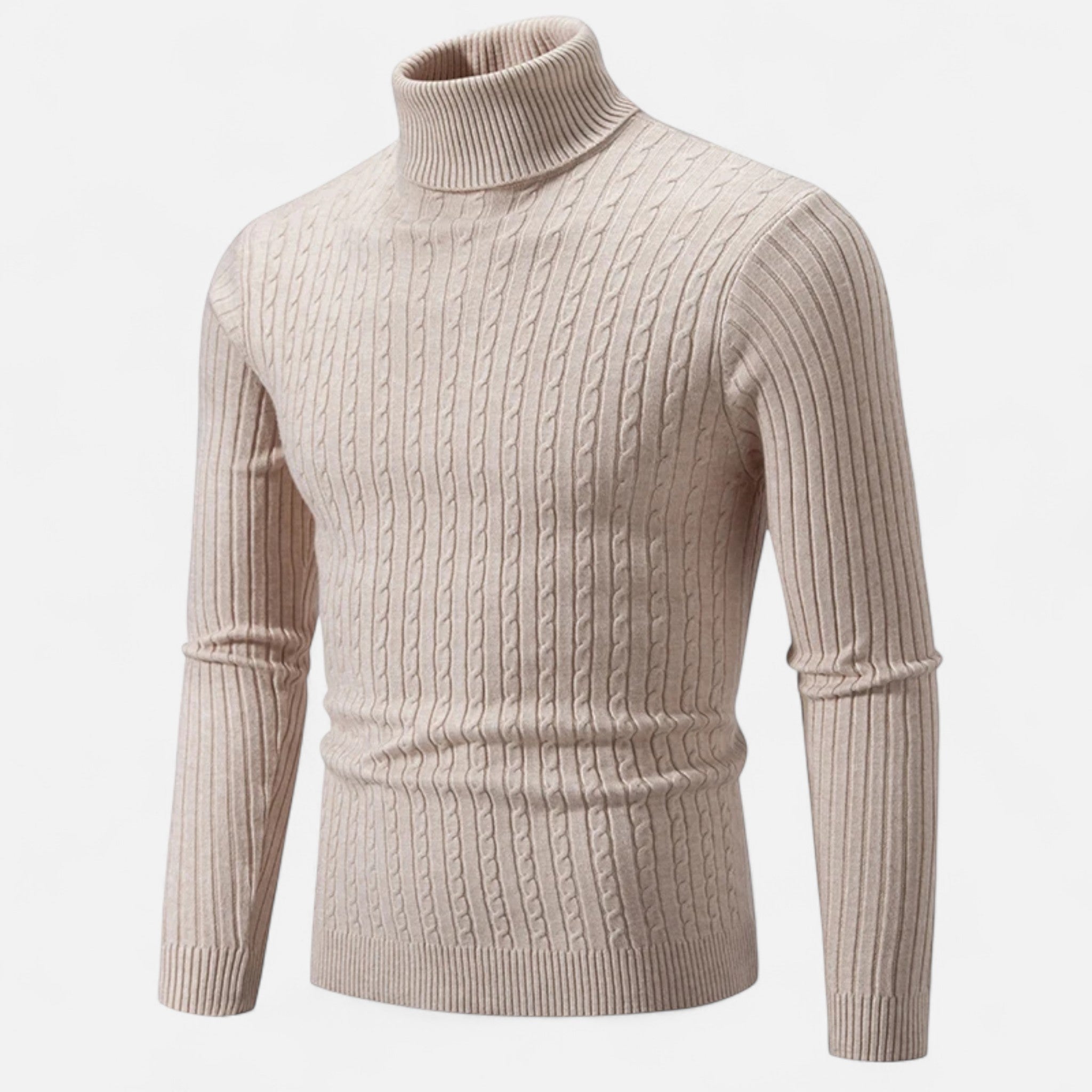 Vara Men’s Wool High - Neck Sweater - MUSSRA