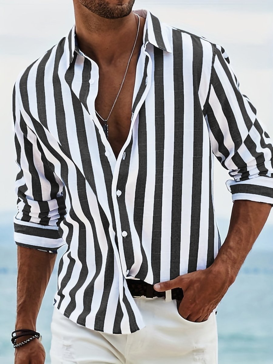 Beckett | Casual Stripe Summer Shirt - MUSSRA