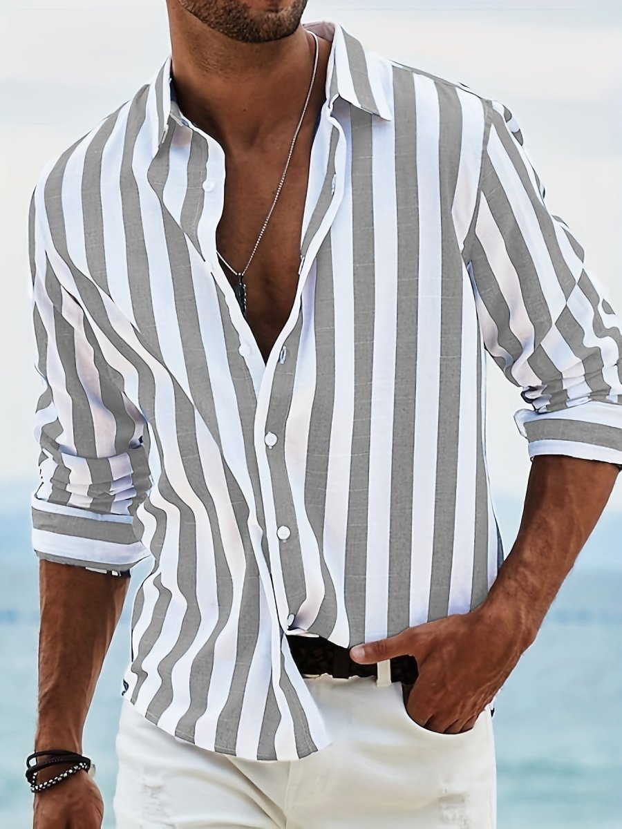 Beckett | Casual Stripe Summer Shirt - MUSSRA