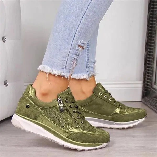 Ginette™ | Zip - Up Orthopedic Sneakers - MUSSRA
