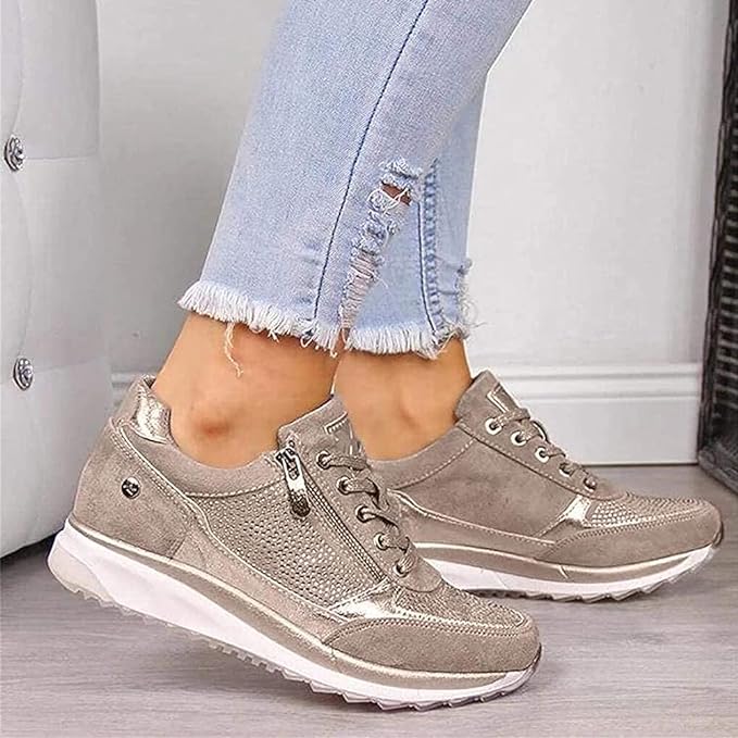 Ginette™ | Zip - Up Orthopedic Sneakers - MUSSRA