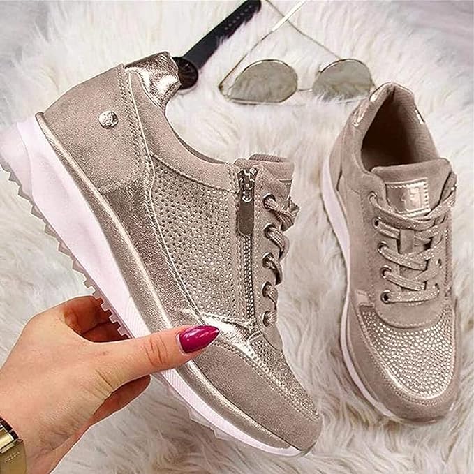 Ginette™ | Zip - Up Orthopedic Sneakers - MUSSRA