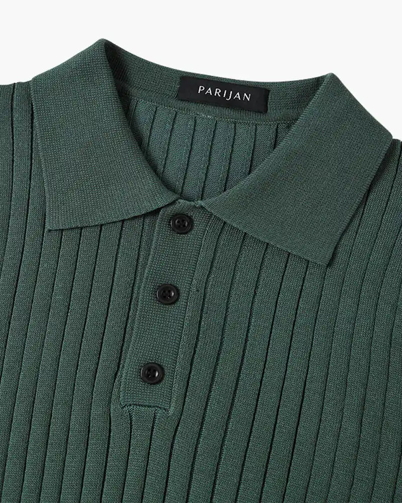 Knitted Polo Shirt - MUSSRA