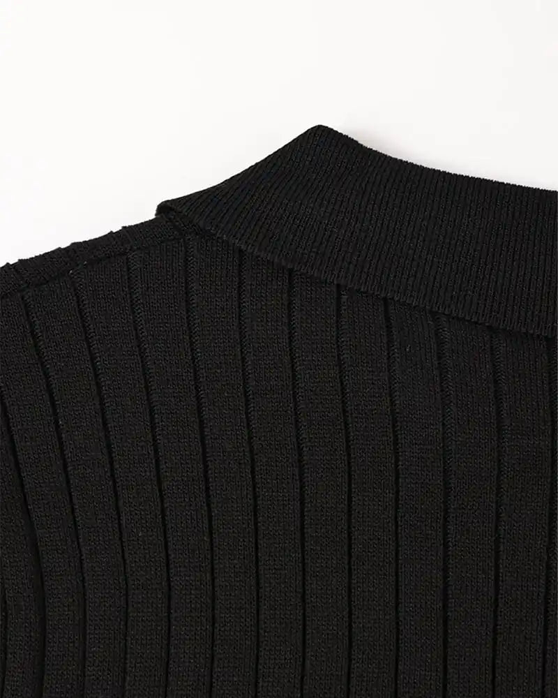 Knitted Polo Shirt - MUSSRA