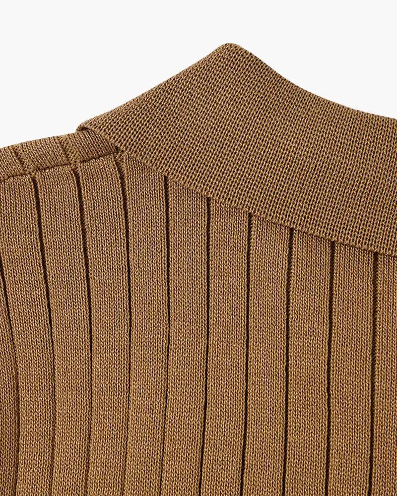 Knitted Polo Shirt - MUSSRA