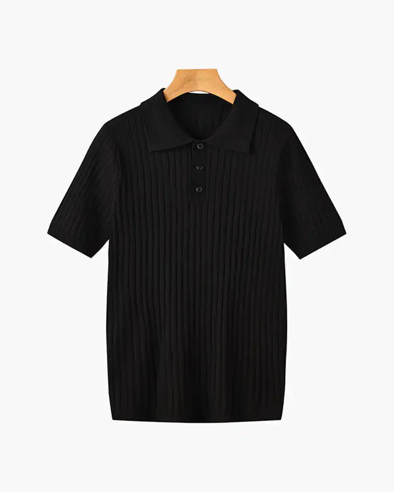 Knitted Polo Shirt - MUSSRA
