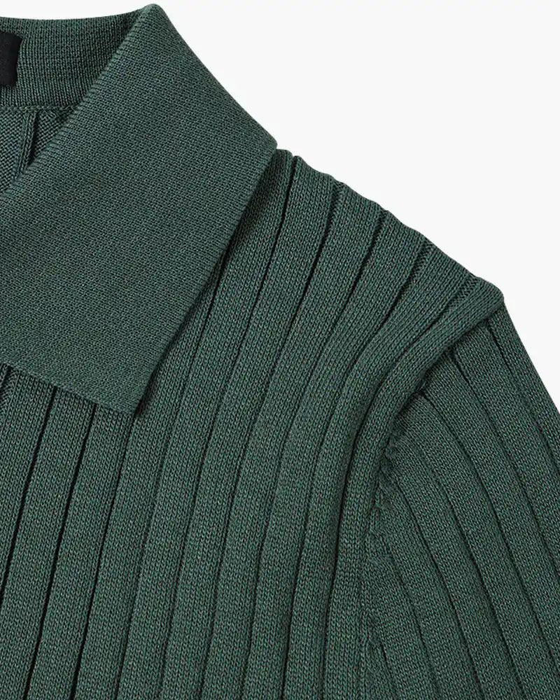 Knitted Polo Shirt - MUSSRA