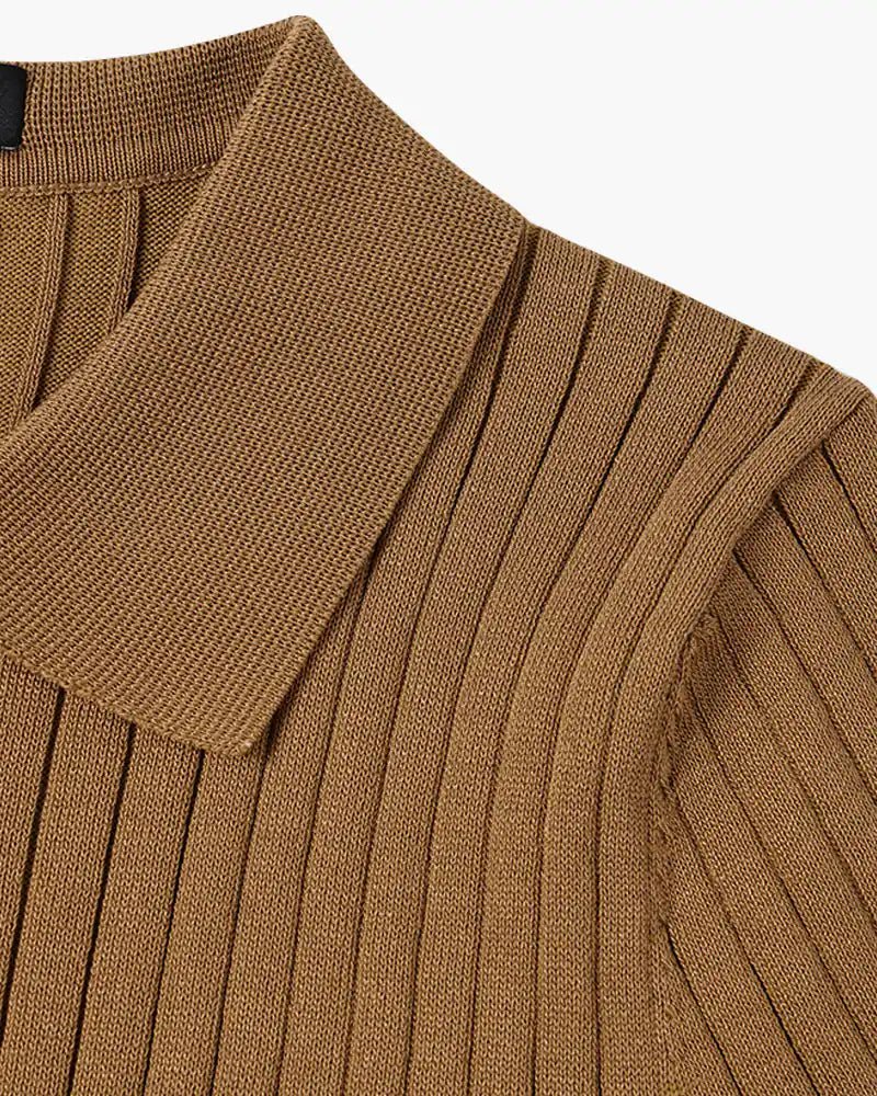 Knitted Polo Shirt - MUSSRA