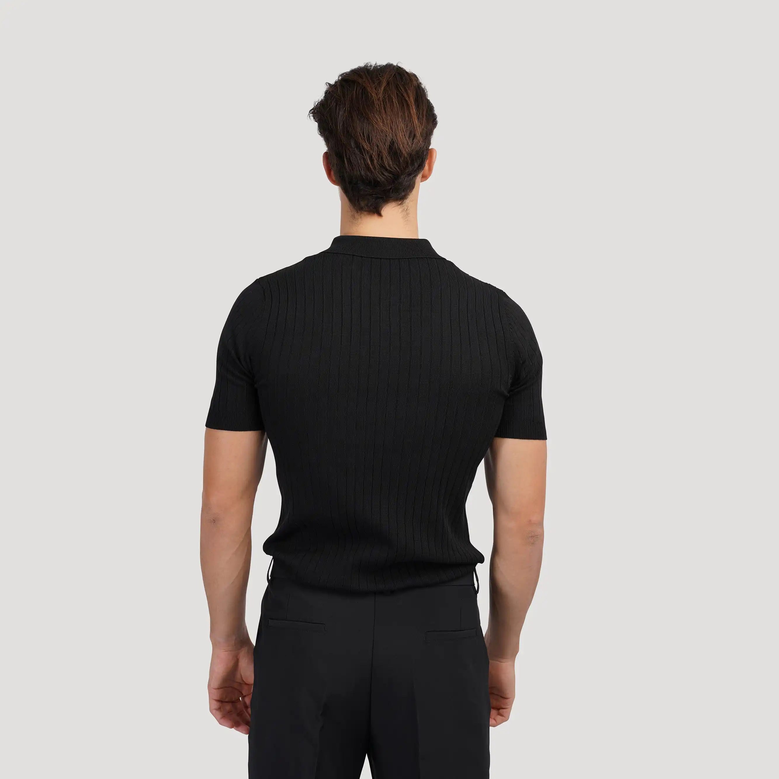Knitted Polo Shirt - MUSSRA