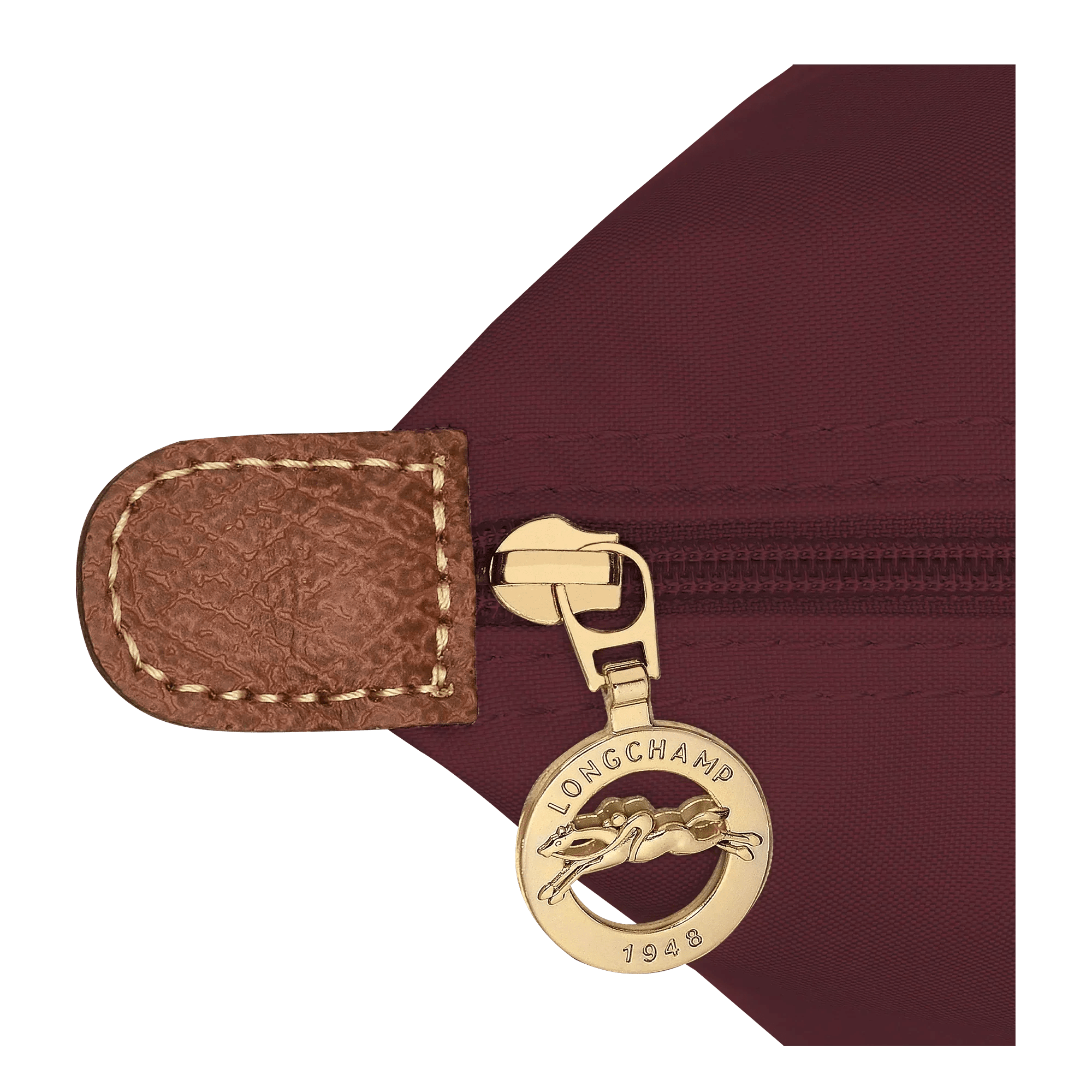 Longchamp - Large Le Pliage Tote, Burgundy - MUSSRA