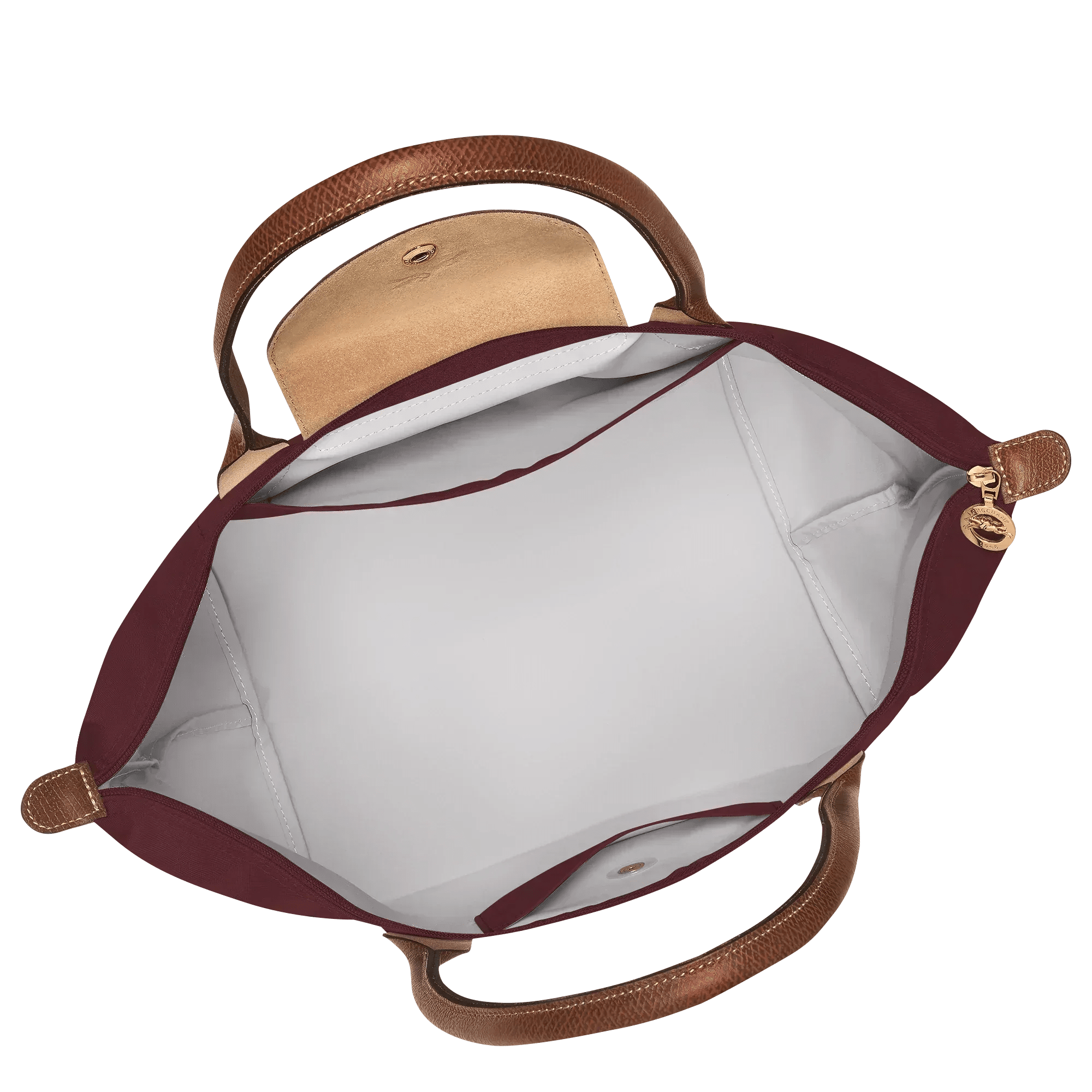 Longchamp - Large Le Pliage Tote, Burgundy - MUSSRA
