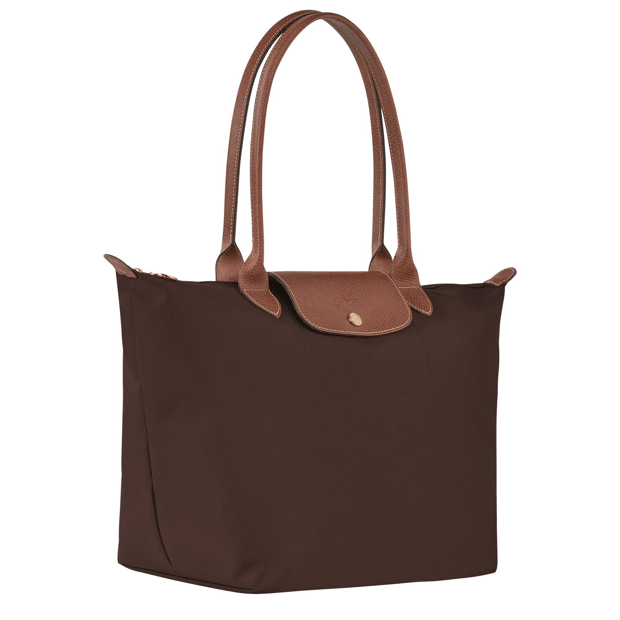 Longchamp - Large Le Pliage Tote, Ebony - MUSSRA