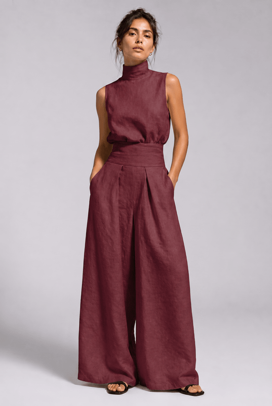 Lunaria™ | Elegant Wide-Leg Set - MUSSRA
