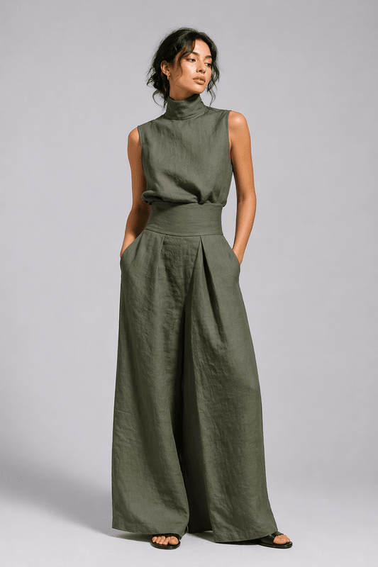 Lunaria™ | Elegant Wide-Leg Set - MUSSRA