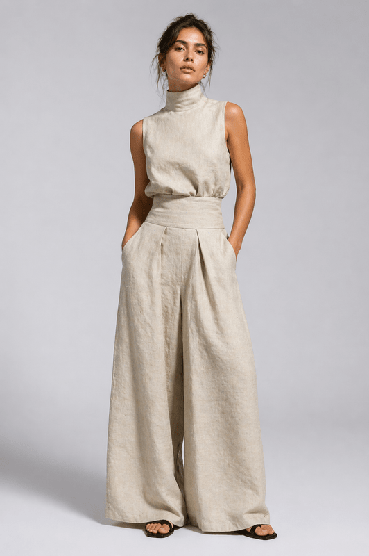 Lunaria™ | Elegant Wide-Leg Set - MUSSRA