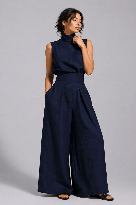 Lunaria™ | Elegant Wide-Leg Set - MUSSRA