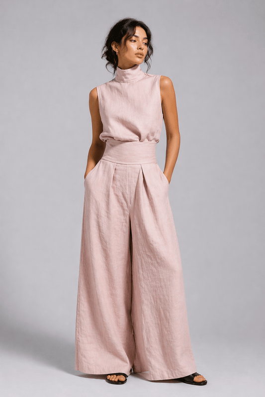 Lunaria™ | Elegant Wide-Leg Set - MUSSRA