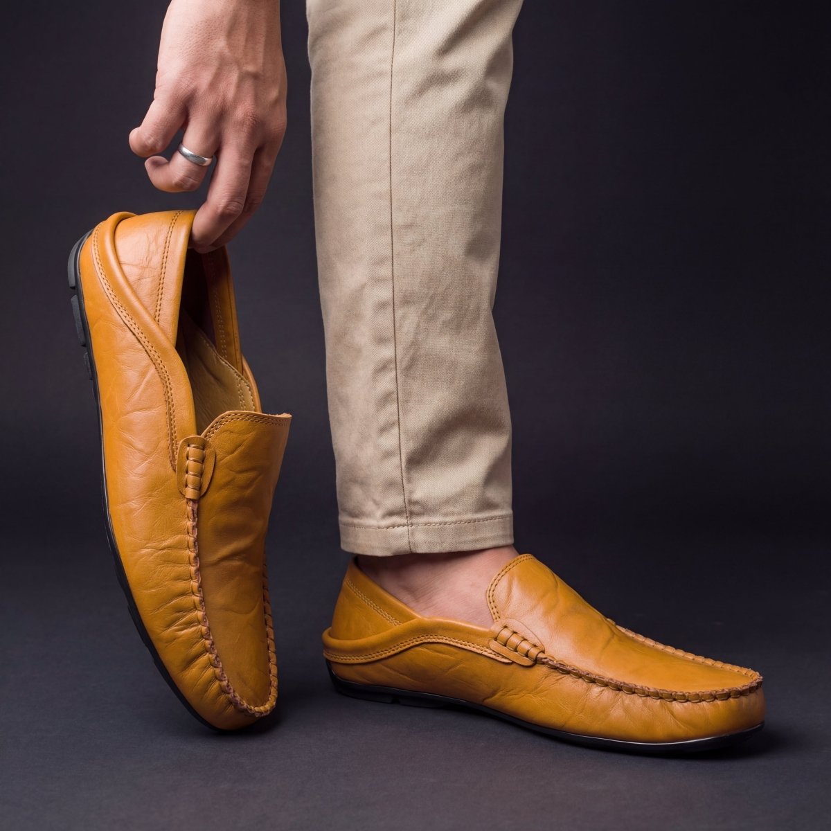 Matteo | Leather Loafers - MUSSRA