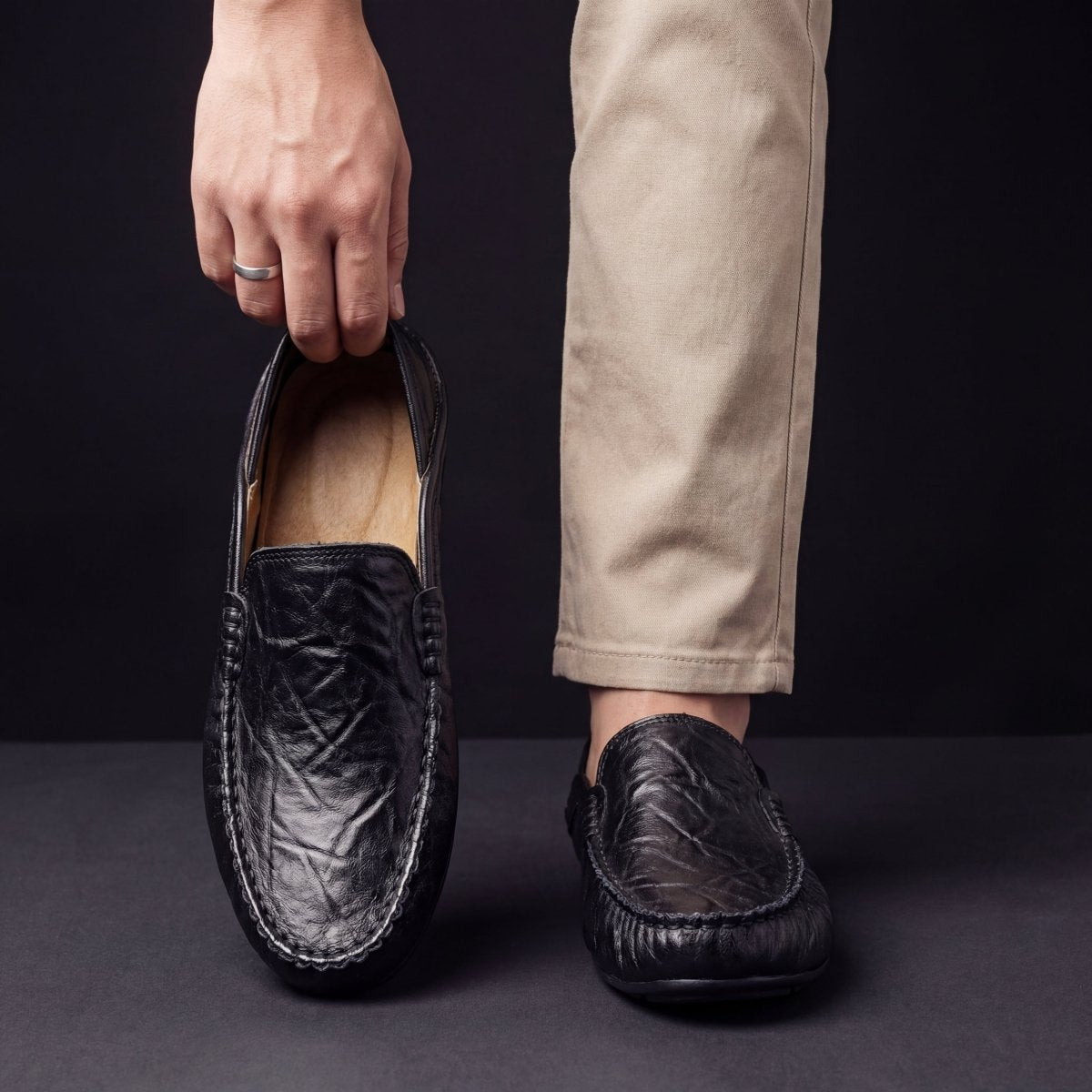 Matteo | Leather Loafers - MUSSRA