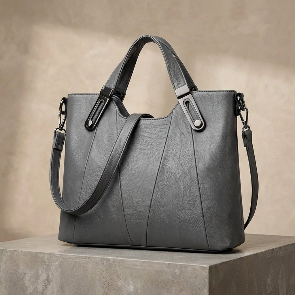 Sienna Leather Handbag - MUSSRA