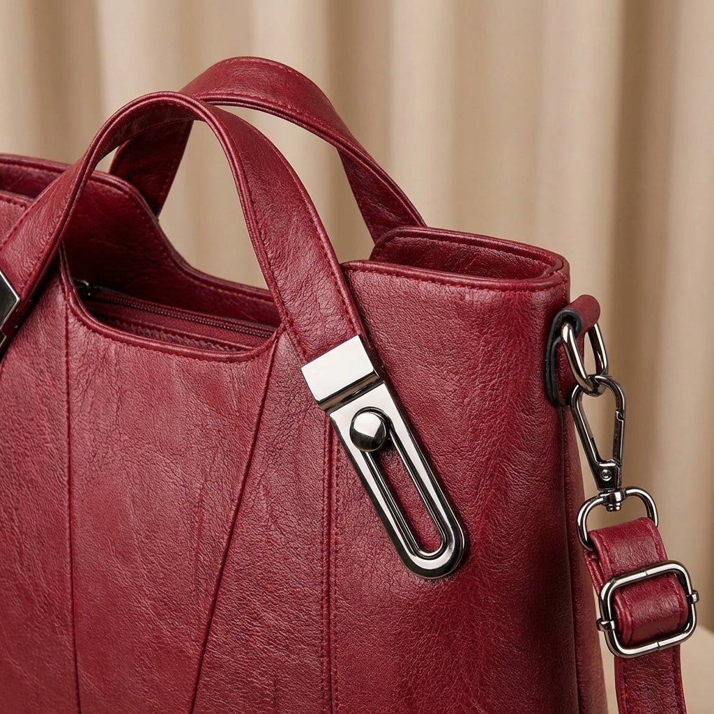 Sienna Leather Handbag - MUSSRA