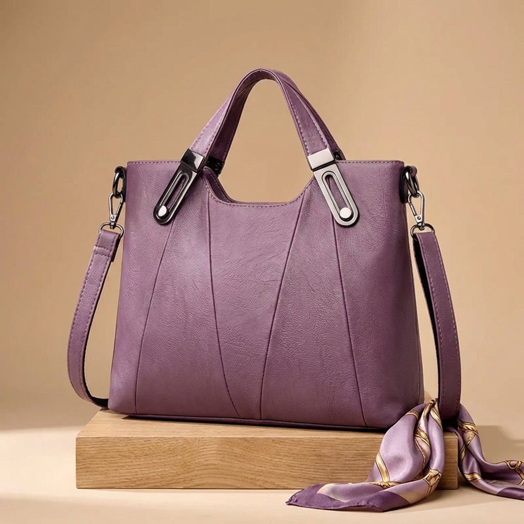 Sienna Leather Handbag - MUSSRA