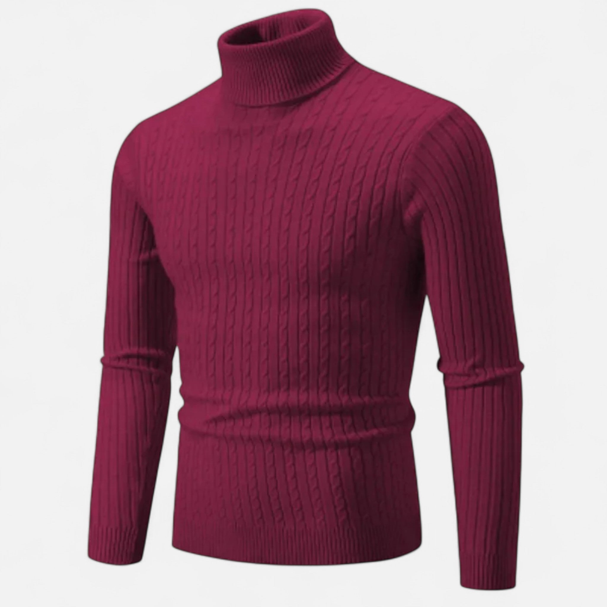 Vara Men’s Wool High - Neck Sweater - MUSSRA